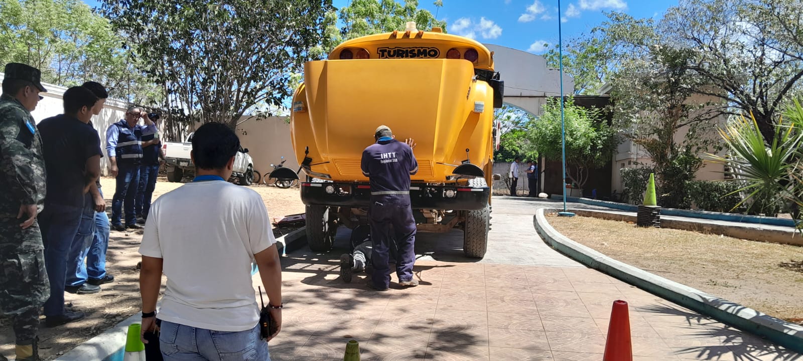 📢🟦🇭🇳 COPECO y el IHTT continúan con las inspecciones de unidades de transporte en Choluteca - Imagen 2
