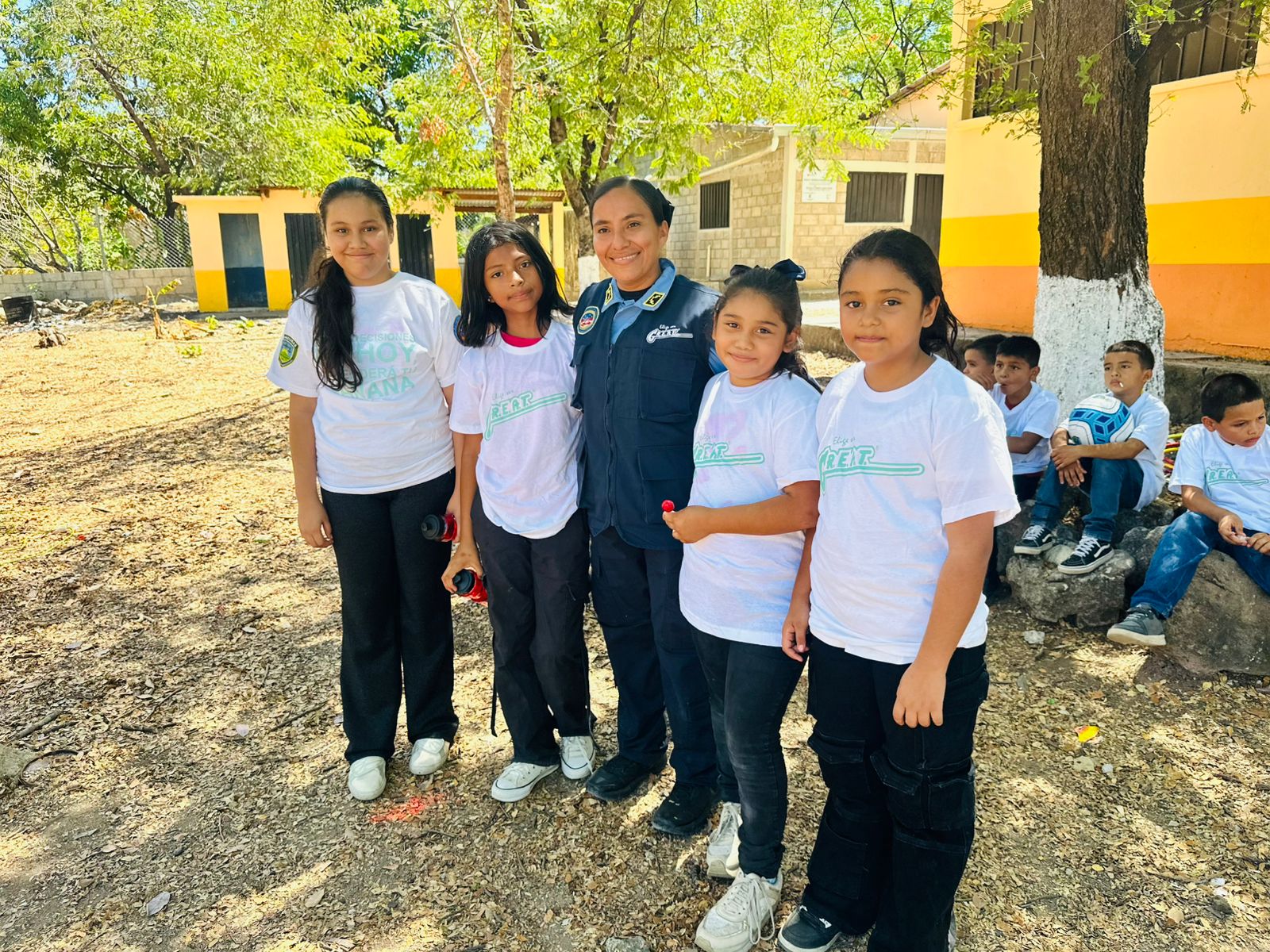 👮‍♂️🎒 Campamento Lúdico Escolar fortalece valores en estudiantes de El Chocolate, Pespire