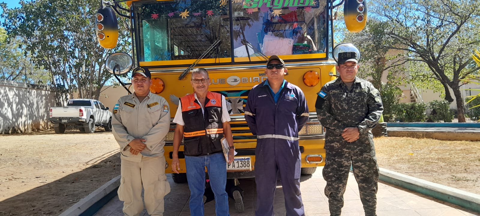 📢🟦🇭🇳 COPECO y el IHTT continúan con las inspecciones de unidades de transporte en Choluteca - Imagen 1